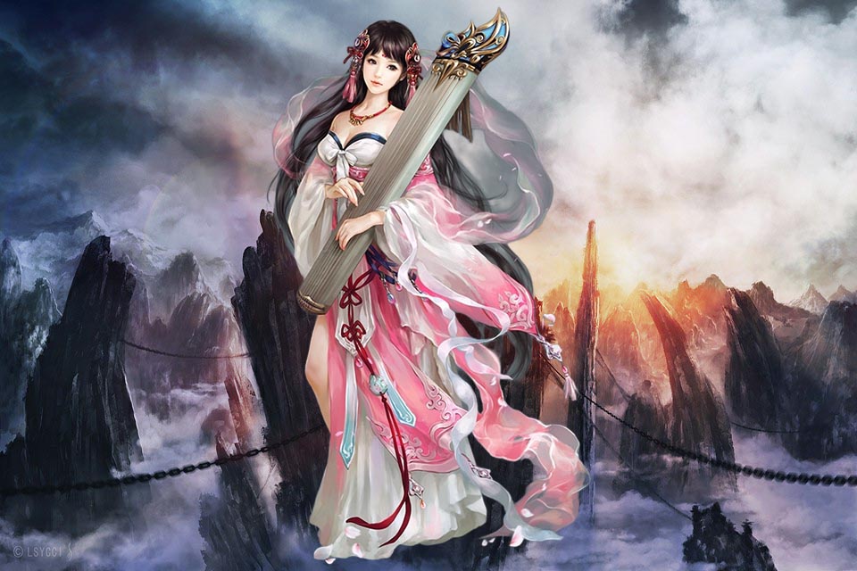 赤城山大师兄的角色，也是这样的形象。一番耍帅之后，顺利抓住了金色小鱼。