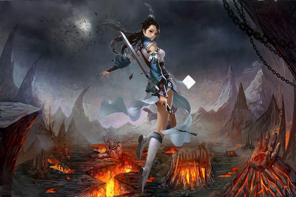 小女孩父亲暴跳如雷,带着大家去追,但是杂技团早消失在大江之上,不知道去了哪里。