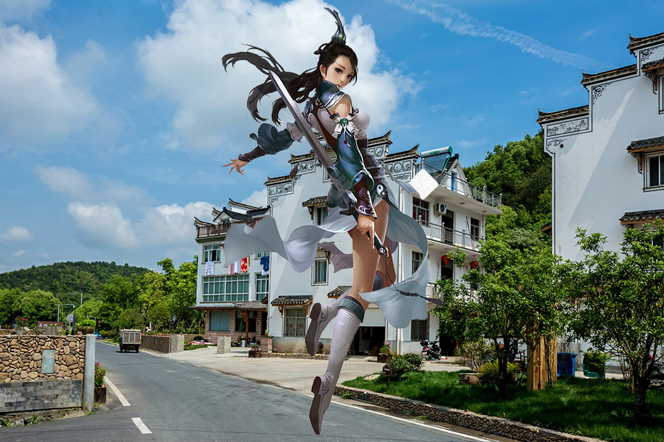 海啸似的，有起有落，再落再起。一层衔接一层，犹如回声一般，让人惊骇。