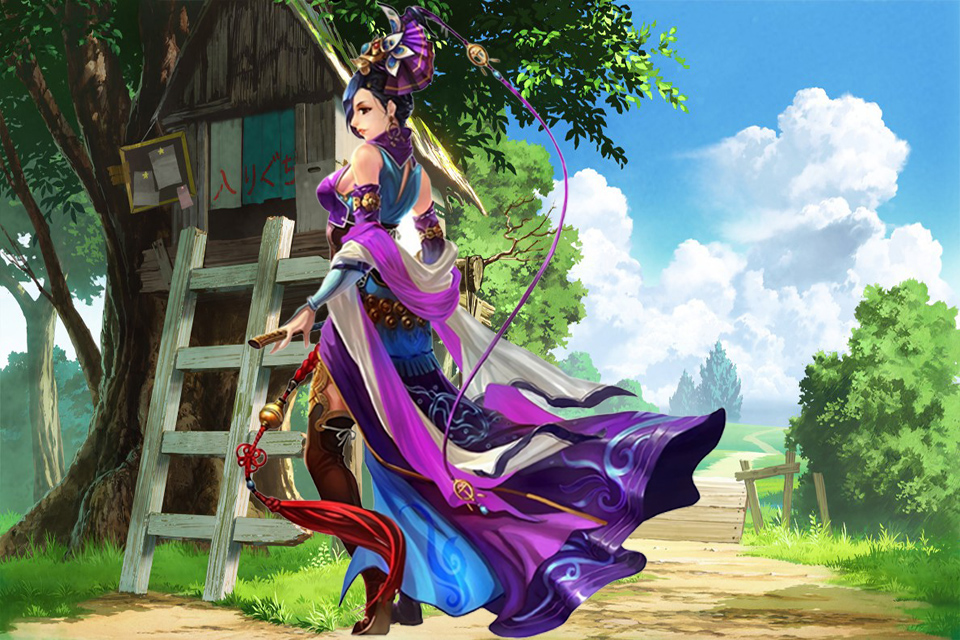 简朴的装束，在国色天香的花容月貌映衬下，比任何华丽的盛装更打动人心。