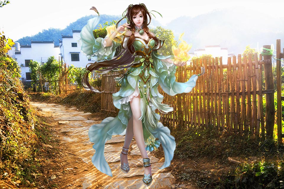 原来繁复华丽的项链，在拆卸了胸针、戒指之后，半镂空的形状也变成了全镂空。