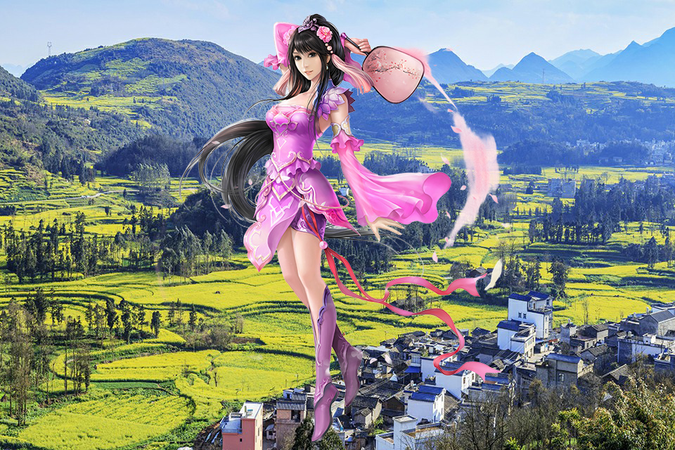 JM假面笑眯眯道：“现在有请我们的女主角，最美的叶子姑娘给大家打个招呼。