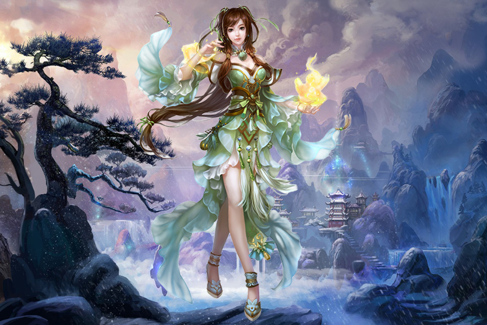 不过在她的耳垂上，却悬挂了晶莹明珠，略带几分珠光宝气，更衬托了她的美貌。