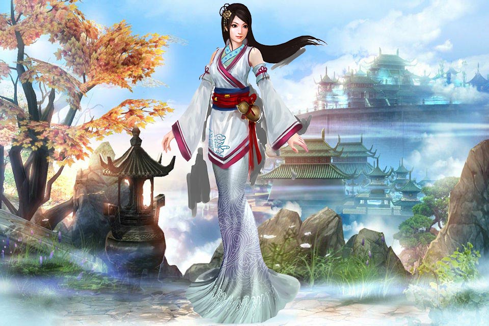 美艳女子转身，回到了后台，一脸和煦的笑容，在耐心教着几个村子小女孩练舞。