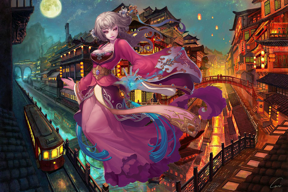 冷不防，王晓龙眼神一定，发现了少女，变成了他心目中，最美丽的女神形象。