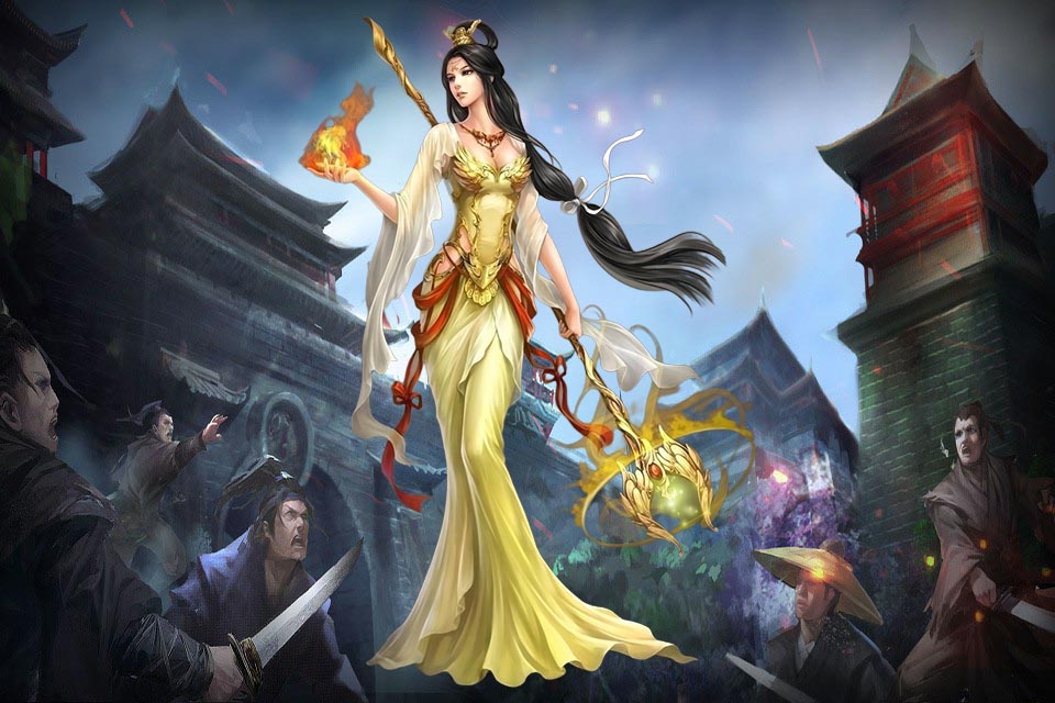 一个破败的山寨，被波光覆盖在内。最正中的圆点下，则是一所破败的小学。