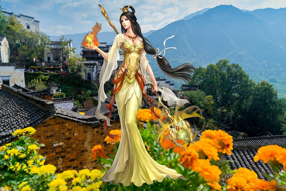 透过了房间的窗子,就可以看到外面,一个种植了荷叶的池塘,一朵朵白莲清香。