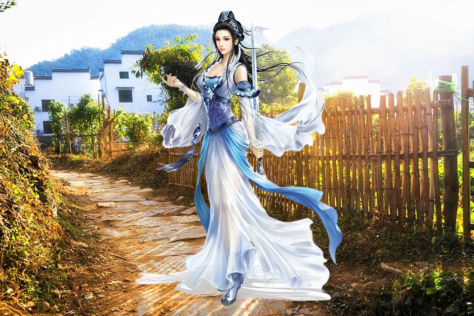 就在这时，绝对舞力牵起了虞妲的小手，两人并肩在T台上，迈着轻盈的步伐，走向了尽头。