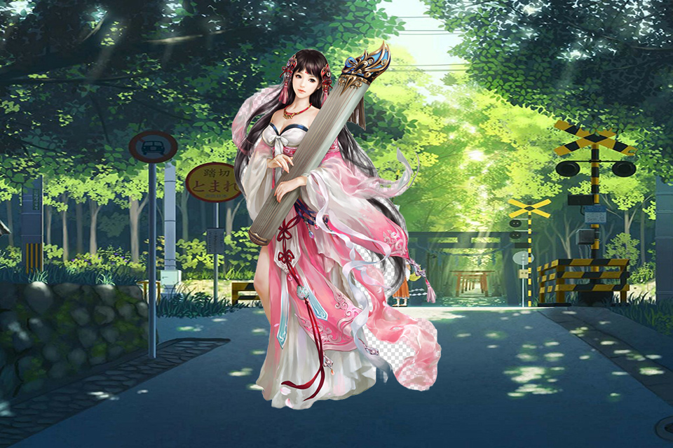 一群小孩，尽管听不懂插曲的含义，但是看到三毛各个搞怪的动作，也跟着嘻嘻哈哈。