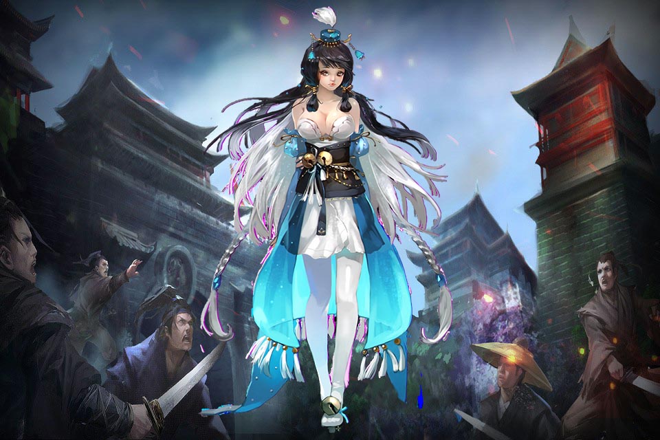 打闹的小孩看到她，也纷纷停止了动作，你推我挤，小心翼翼偷窥小女孩。